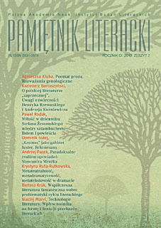 A review of: Roma Sendyka, Nowoczesny esej. Studium historycznej świadomości gatunku. Kraków (2006) Cover Image