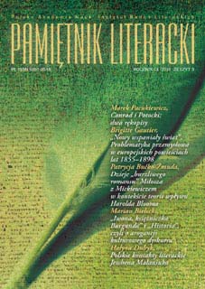 A review of: Lidia Banowska, Miłosz i Mickiewicz. Poezja wobec tradycji. Poznań 2005 Cover Image