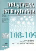 Parental Education, Income Level and Early School Leaving in Croatia: Trends of the Last Decade Cover Image