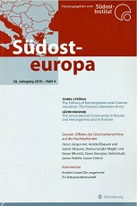The Effects of the Greek Crisis on Bosnia and Herzegovina Cover Image
