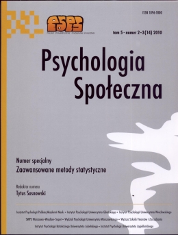 Schemat powtarzanych pomiarów 
w ujęciu analizy wielopoziomowej– hierarchiczny model liniowy jako alternatywa dla analizy wariancji z powtarzanym pom.