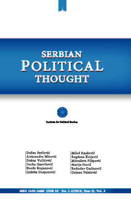 Lijphart’s Conceptual Map of Democracy: The Case of Serbia Cover Image