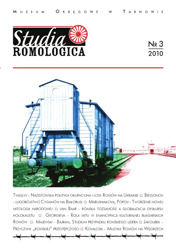 The nazi genocide of Roma in Belarus Cover Image