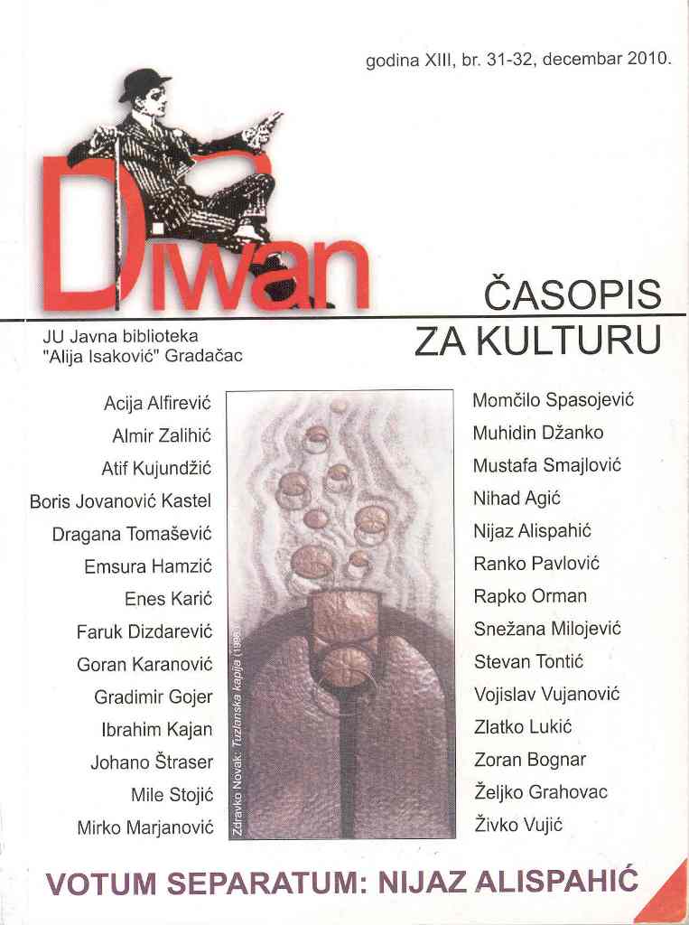 Suffering as an artistic vision in the literary work of Ćamil Sijarić Cover Image