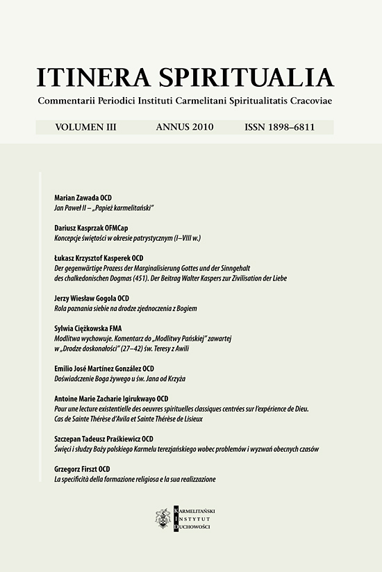 The Characteristics of Religious Formation and Its Implementation Cover Image