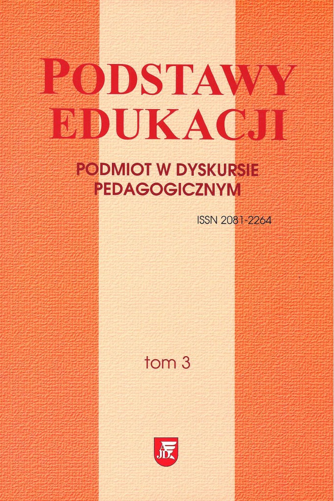 Subjectivity as the content of postmodern pedagogical discourse Cover Image