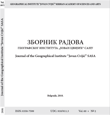 ANALYSIS OF RIVER REGIME AND WATER BALANCE IN THE
ĐETINJA RIVER BASIN