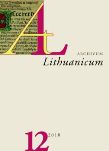 One language - Two alphabets: Petras Survilas' letters in cyrillic and latin alphabets (Beginning of the twentieth century) Cover Image