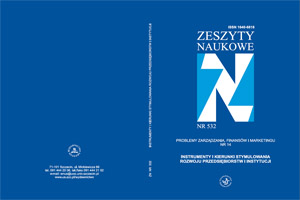 The analysis of culture needs on the example of survey research in theatres of Szczecin Cover Image
