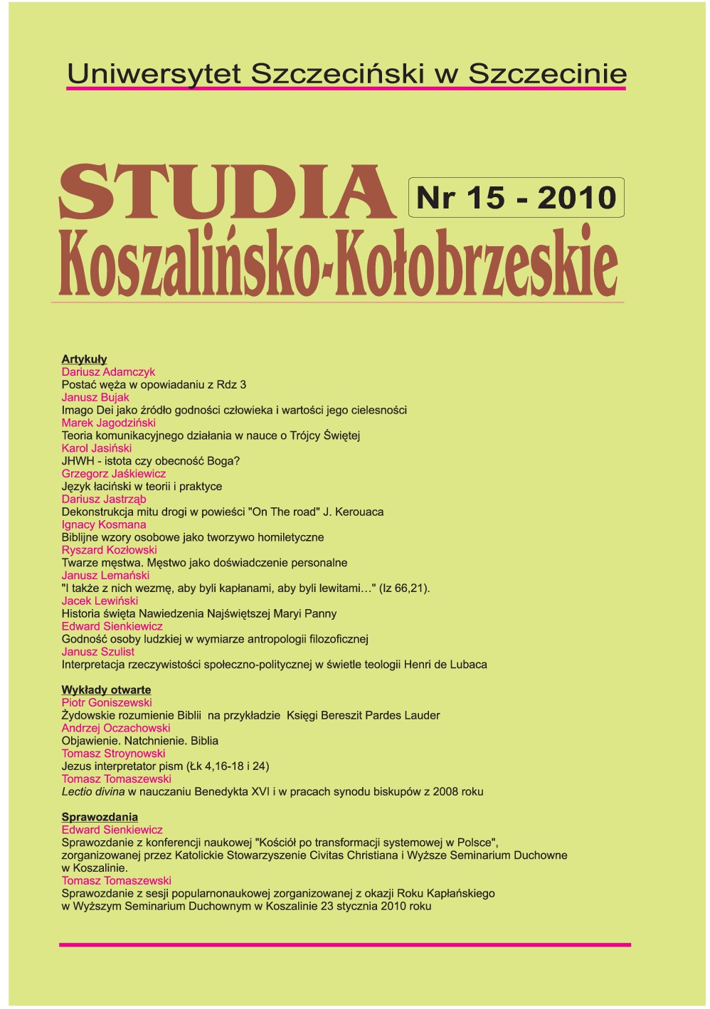 Interpretacja rzeczywistości społeczno-politycznej w świetle teologii Henri de Lubaca