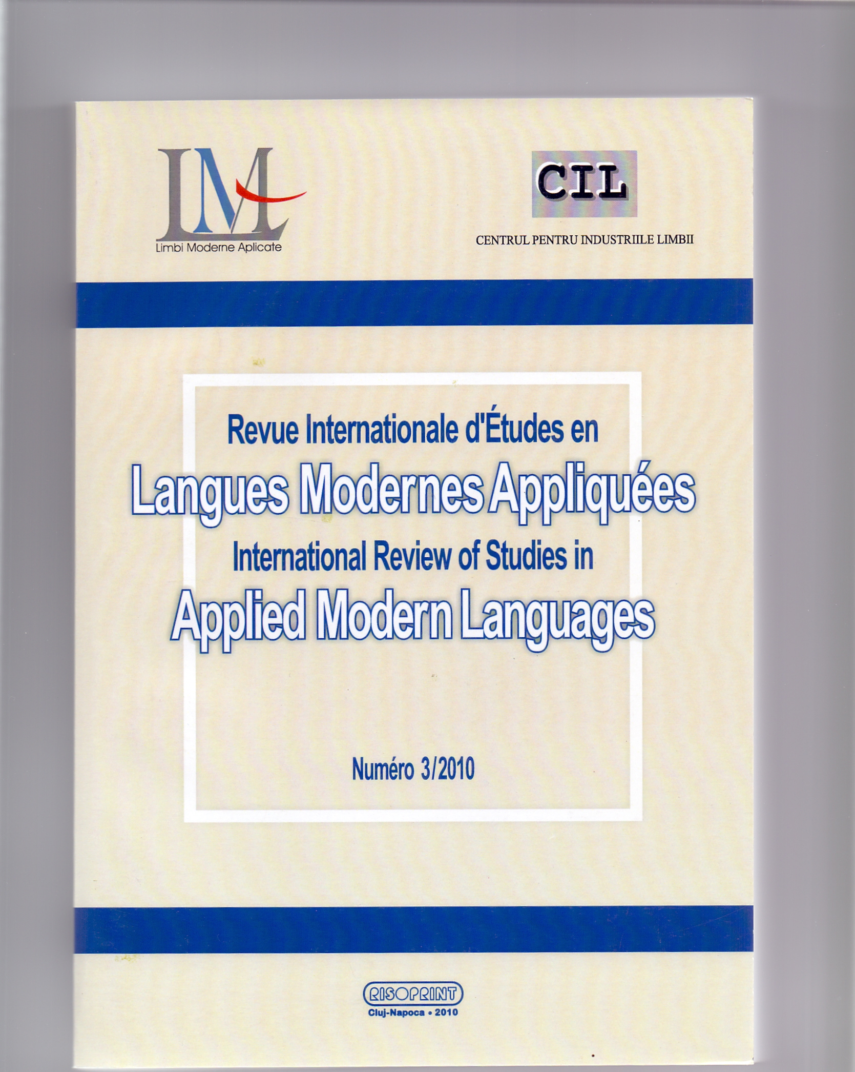 Translation into Romanian of Modalities from an Indicative Perspective: the Case of Epistemic Modalities Cover Image