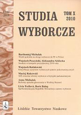 ROLE OF POLLS IN POLISH PRESIDENTIAL ELECTION CAMPAIGN IN 2010 Cover Image