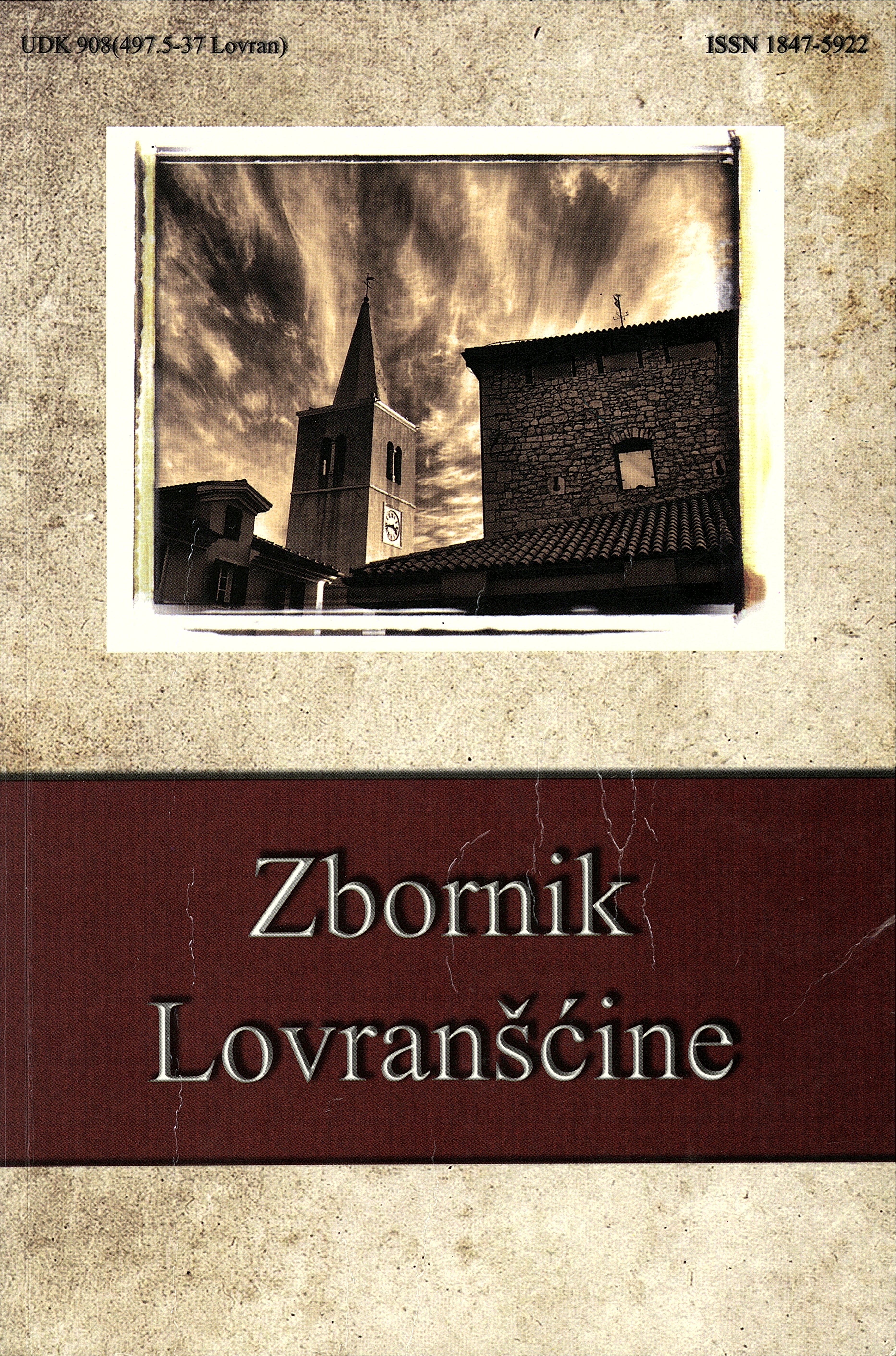 Architecture of Lovran in the late Middle Ages and early modern period Cover Image