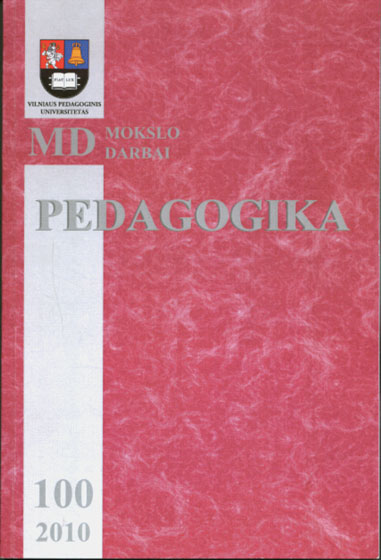 External assessment of studies in the context of education paradigmes in Lithuania  Cover Image
