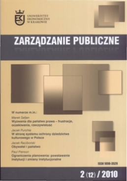 Expert Support as a Condition of Good Governance and a Guarantee of Socia and Economic Development. Interview with Professor Stanisława Golinowska Cover Image