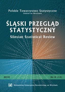 SPATIAL AUTOCORRELATION OF SELECTED CAUSES OF DEATHS IN SILESIAN VOIVODESHIP IN THE YEARS 2004-2006  Cover Image