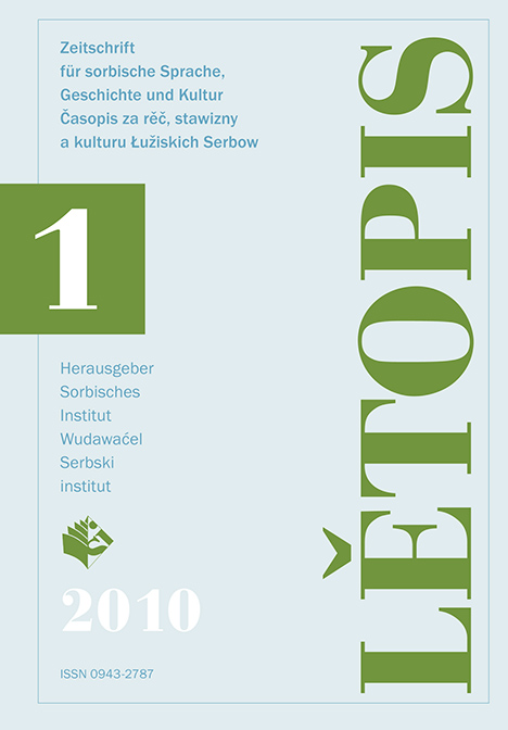 References to forest beekeeping in Sorbian place and personal names Cover Image