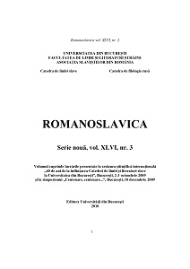 Identitet i alteritet u književnosti Rumuna u Vojvodini: na primerima romana Radu Flore