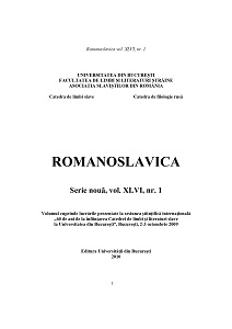 Raporturi antroponimice sârbo-române. Cu privire specială asupra numelor feminine