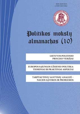 The Impact of the EU Membership on Ethnic Minority Participation. Parties of Lithuanian Ethnic Minorities in the European Parliament Elections Cover Image