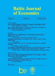 The impact of functional characteristics of a credit bureau on per capita level of indebtedness: Evidence from East European countries Cover Image