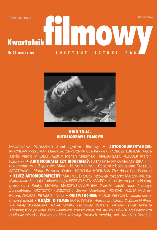 (Self)therapeutic dimension of Marcin Koszałka's "Family films" Cover Image