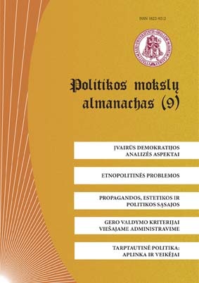 Changes of the Trajectories of the Performance Management and Program Evaluation in Lithuanian Public Administration Cover Image