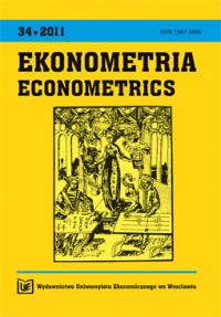 The estimation results of the binary models of tourists trips of the pensioners and annuitants households in Poland Cover Image