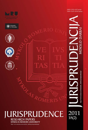 Problems of Introduction of Flexibility into Lithuanian Labour Law Cover Image