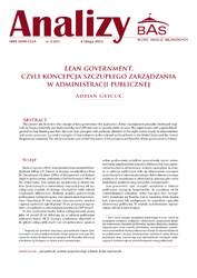 Lean government Cover Image