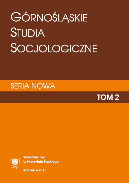 Restructuring the industry in the area of Upper Silesia versus individual and communal identity changes of its inhabitants basing. Cover Image