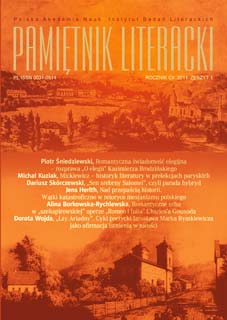Adam Mickiewicz – romantyk i Europejczyk. A review.: R. Koropeckyj, Adam Mickiewicz. The Life of a Romantic Cover Image