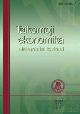 Evaluation of Irrational Individual Investors‘ Behavior Driving Factors in Lithuania Cover Image