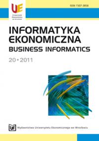 BUSINESS INTELLIGENCE SYSTEMS AS A TOOL SUPPORTING DECISION MAKING PROCESS IN ENTERPRISES. REVIEW OF FINANCIAL AND ENERGY BRANCHES CASE STUDIES  Cover Image