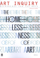 Homelessness of art work / Homelessness of Memory: Moshe Kupferman’s “The Rift in Time” Cover Image