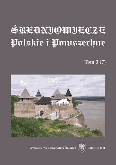 At the borderline of the house of a father, fiancé and husband. On the problem of leaving Wielkopolska by Ryksa, a daughter of king Przemysł II Cover Image