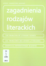 The Theory of Literature as a Critical Epistemology and as a Deontology. The Remarks about the Problems of Fiction in the Representations Cover Image