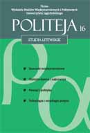 Sąjūdis – the movement for emancipation of Lithuania and the Association of Poles in Lithuania: between conflict and quest for consensus Cover Image