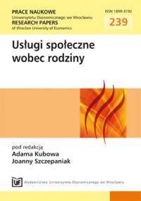 Assistance provided to families by public assistance centres. An analysis of statistics for the years 2001-2010 Cover Image