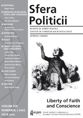 Religious Freedom Ethic’s Dimensions: Individual vs. Communitarian Cover Image