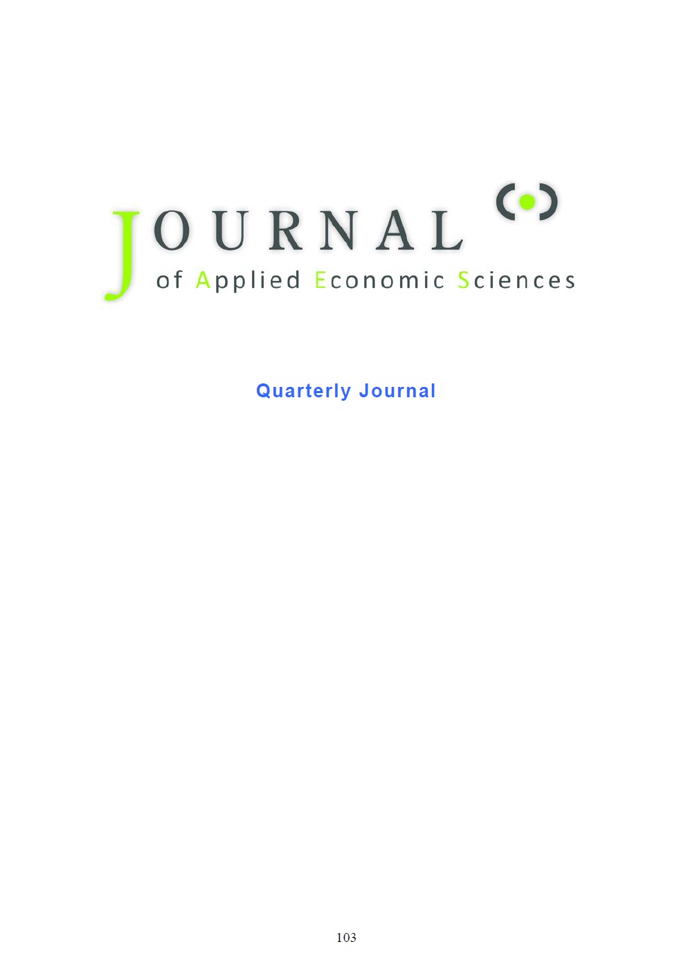ENVIRONMENTAL POLLUTION AND ECONOMIC DEVELOPMENT: EXPLAINING THE EXISTENCE OF AN ENVIRONMENTAL KUZNETS CURVE Cover Image