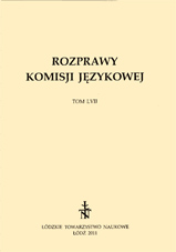 The influence of Georg Wenker’s german sentences on their Polish translations in the survey for the all-German dialectological atlas Cover Image