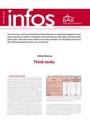 Think tanks Cover Image