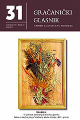 The contribution of Gračanički glasnikto studies of history of Bosnia during the Ottoman rule until the end of 18th century (with special reference to Cover Image