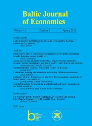 Capital structure formation in multinational and local companies in the Baltic countries Cover Image