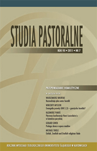 Tradition of singing before and after a sermon in collections of church hymns in Upper Silesia in the 19th and 20th Century Cover Image