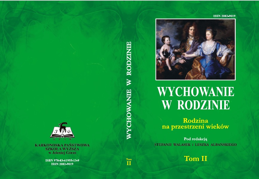 The picture of the Polish family in the lower-secondary school textbooks
on Education for Family Life between the years 1999-2007 Cover Image