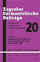 Goethe als »Antithese« zur »deutschen These«. Isidora Sekulićs Deutschlandbild Cover Image