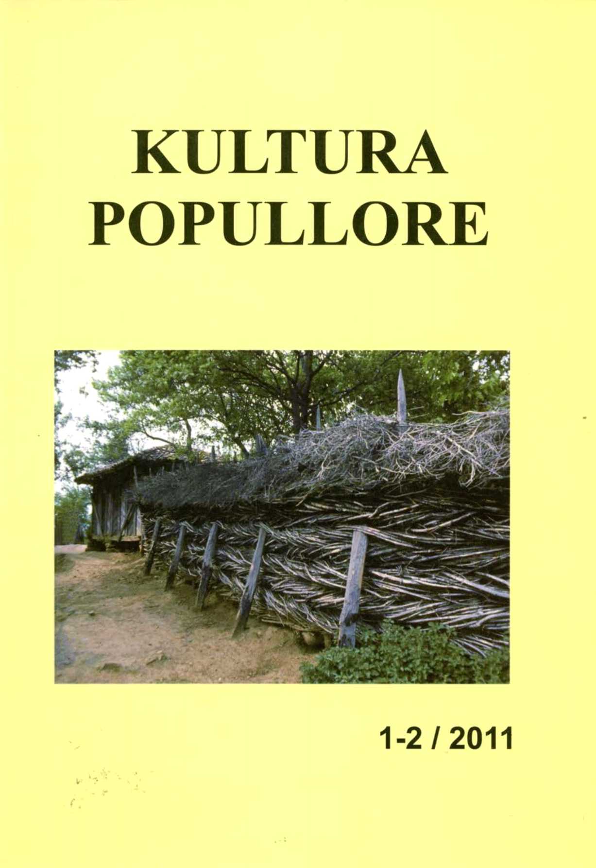Revista “KULTURA POPULLORE 2010” Cover Image