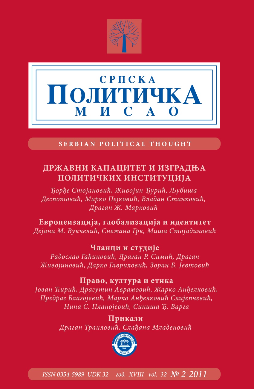 Jurisprudence in Serbia Today Cover Image